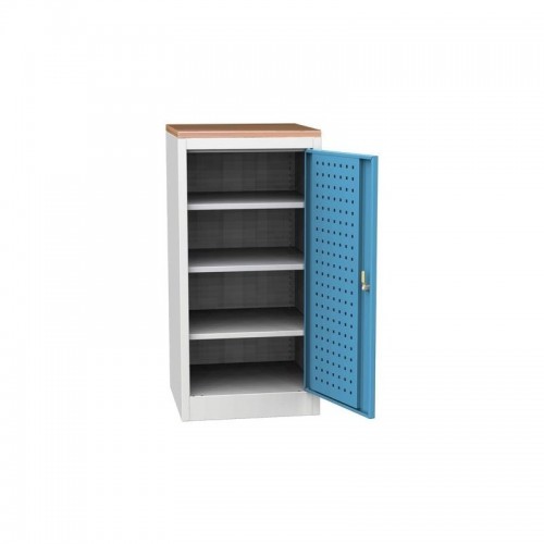 Töökoja tööriistakapp pöögist töötasapinnaga