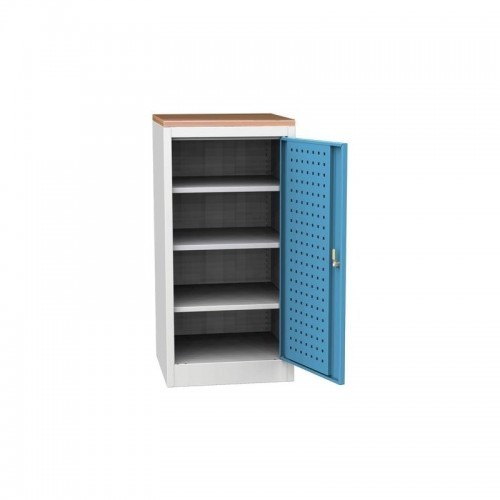 Töökoja tööriistakapp pöögist töötasapinnaga