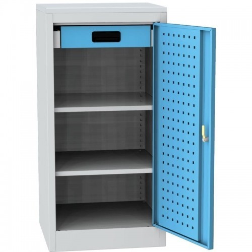 Töökoja tööriistakapp laminaattööpinnaga