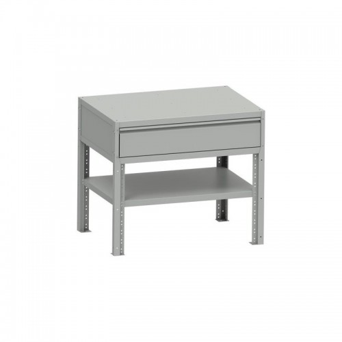 MMS VARIO seeria töölaudade alusraam 1 sahtli ja 1 riiuliga