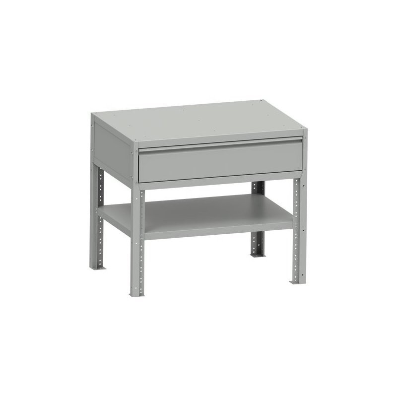 MMS VARIO seeria töölaudade alusraam 1 sahtli ja 1 riiuliga