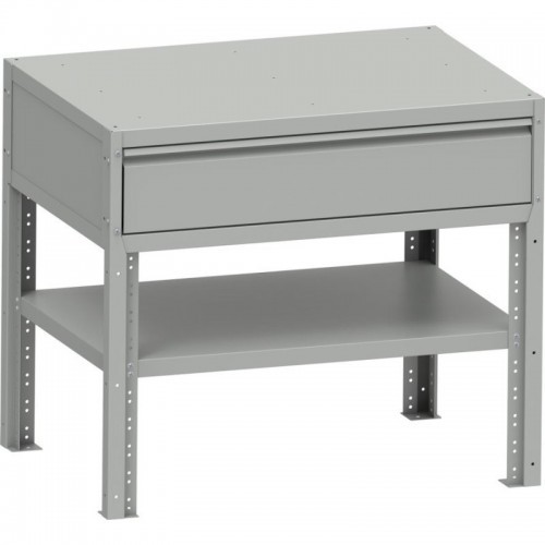 MMS VARIO seeria töölaudade alusraam 1 sahtli ja 1 riiuliga