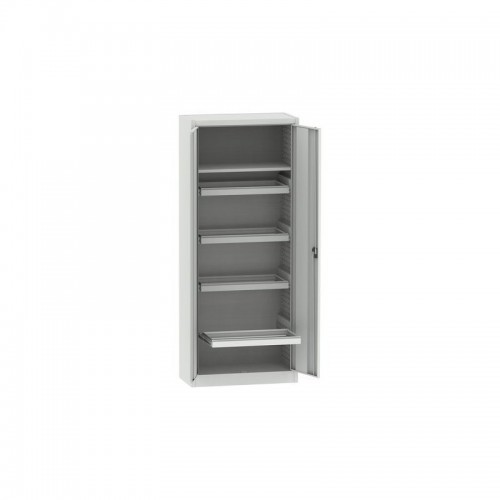 Universaalne kapp 4 väljatõmmatava raamiga A4 kaustade riputamiseks + 1 riiul