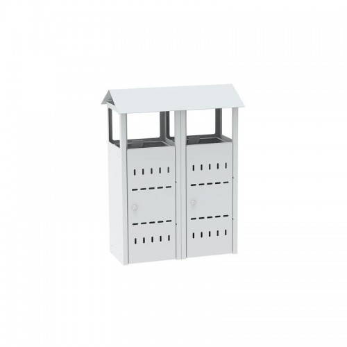 Kahekordne prügikast olme- või taaskasutatud jäätmete jaoks - 2 x 50L