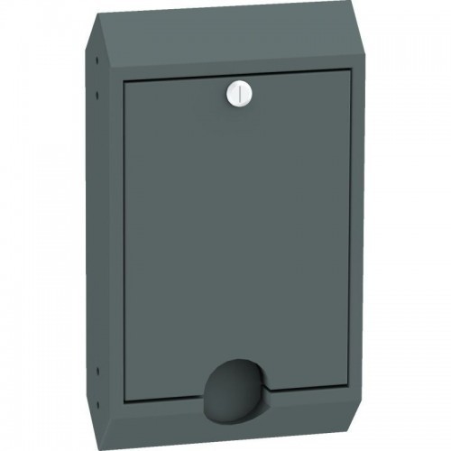 Lukustatav koerajäätmete kottide konteiner - seinale või postile kinnitamiseks